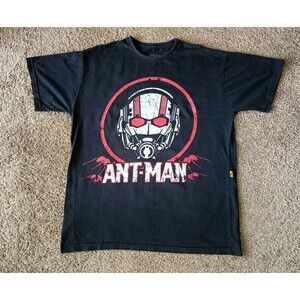 Marvel Ant Man T-Shirt Men's Large Black Short Sleeve